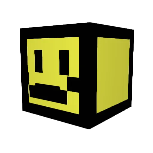 SRandomBlockS Minecraft avatar head, 3D render