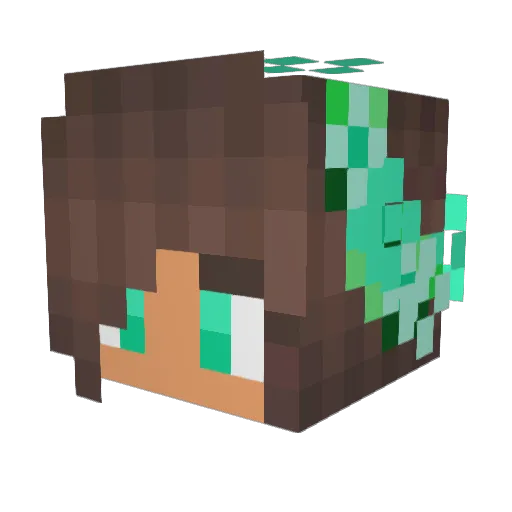 SRanger27 Minecraft avatar head, 3D render
