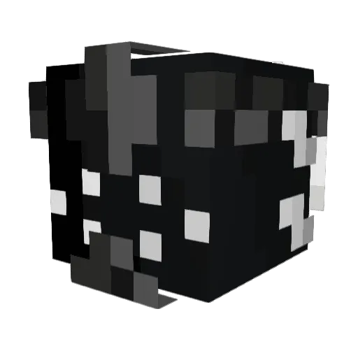 SRpantro Minecraft avatar head, 3D render