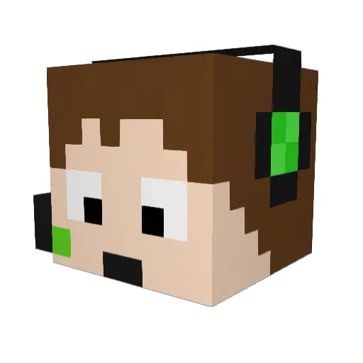 SRsO_Ares Minecraft avatar head, 3D render