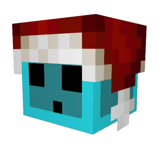 SRuleZ Minecraft avatar head, 3D render