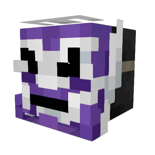 SS0ZINN Minecraft avatar head, 3D render