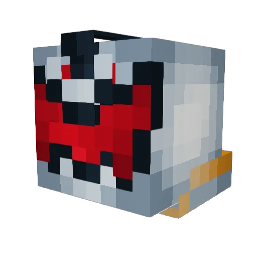 SSDust Minecraft avatar head, 3D render