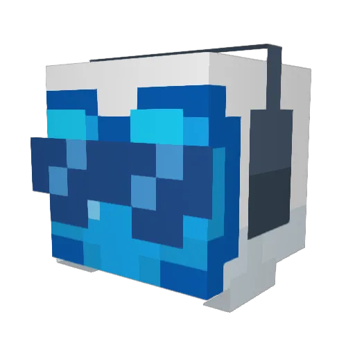 SSF_ Minecraft avatar head, 3D render