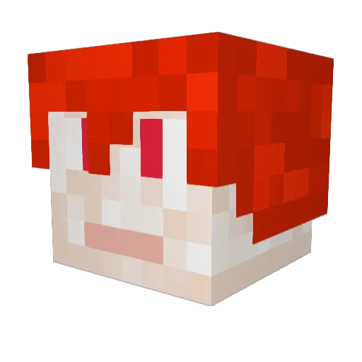 SSGSSTheo Minecraft avatar head, 3D render