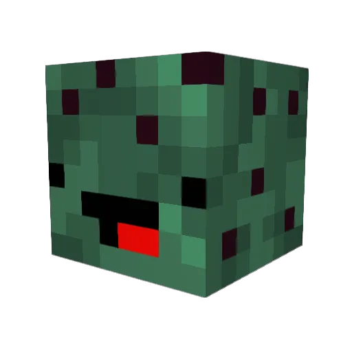 SSGThasMe Minecraft avatar head, 3D render