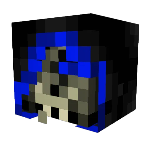 SSJ4leon Minecraft avatar head, 3D render