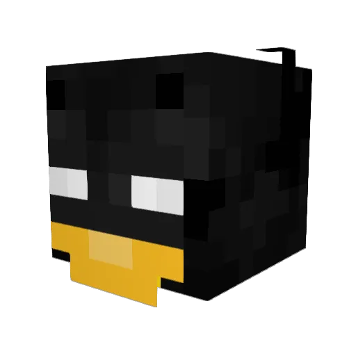 SSJtTrunks Minecraft avatar head, 3D render