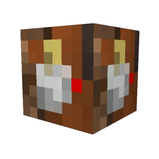 SSS6625 Minecraft avatar head, 3D render