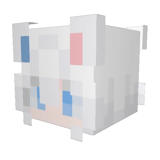 SSS6r6r6SSS Minecraft avatar head, 3D render