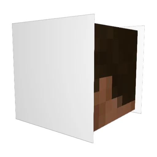 SSSHHARRRkKKK Minecraft avatar head, 3D render