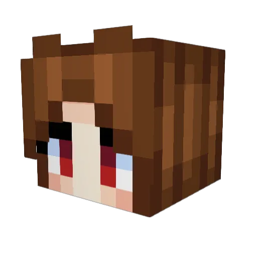 SSSSCanon Minecraft avatar head, 3D render