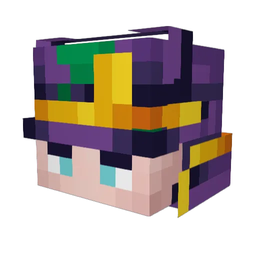 SSS_Tita Minecraft avatar head, 3D render