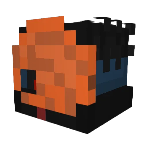 SSSentinel Minecraft avatar head, 3D render