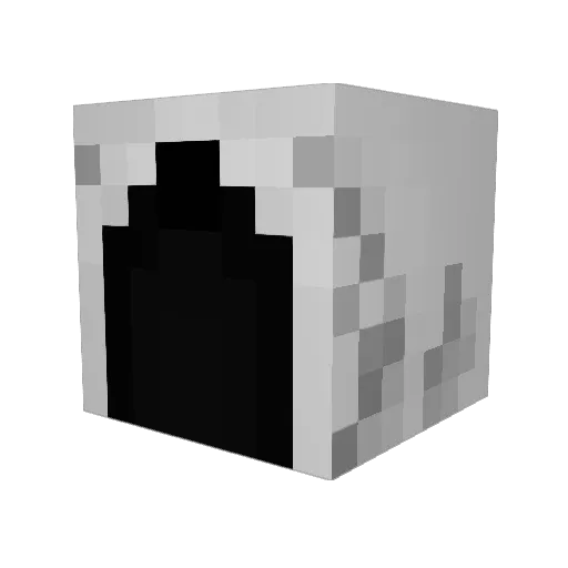 SSSioux Minecraft avatar head, 3D render