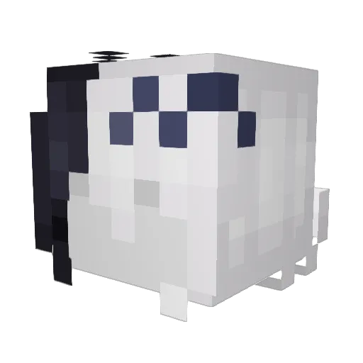 SSSpiralll Minecraft avatar head, 3D render