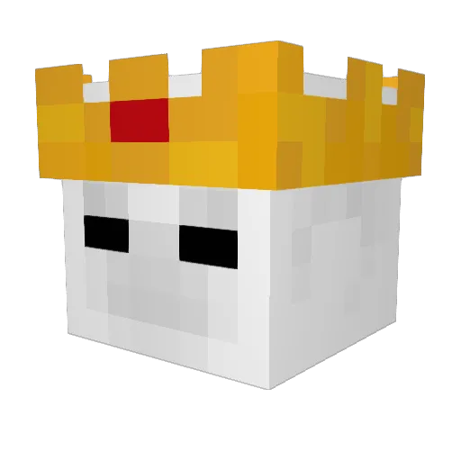 SSamu Minecraft avatar head, 3D render