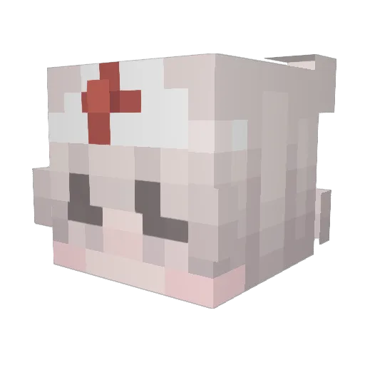 SSamussy Minecraft avatar head, 3D render