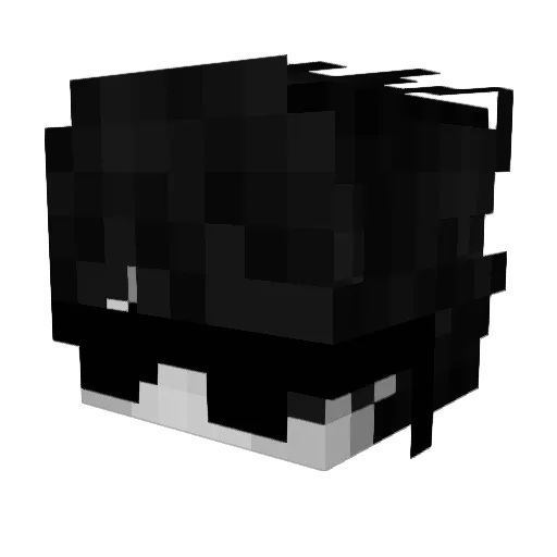 SSangHey Minecraft avatar head, 3D render