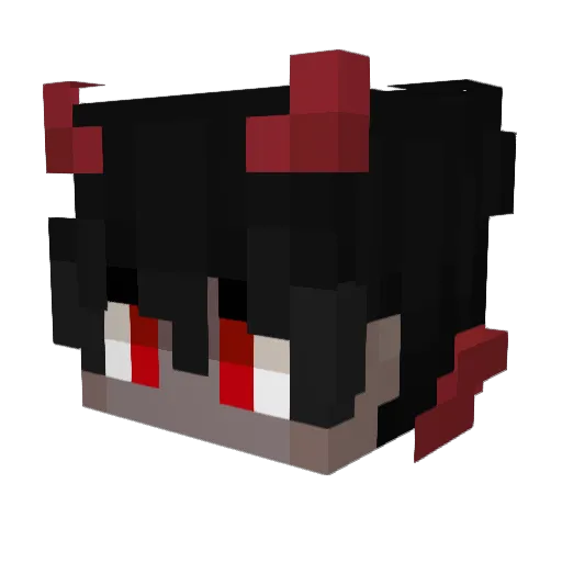 SSanmun_x Minecraft avatar head, 3D render
