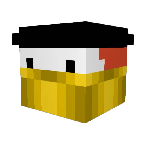 SSarbin Minecraft avatar head, 3D render