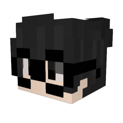 SSentroo Minecraft avatar head, 3D render