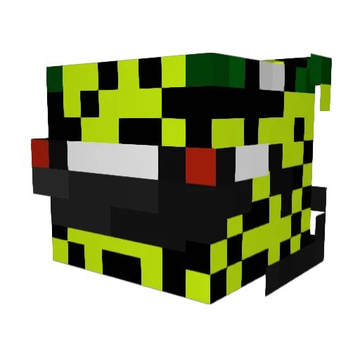 SSgt_Lobster Minecraft avatar head, 3D render