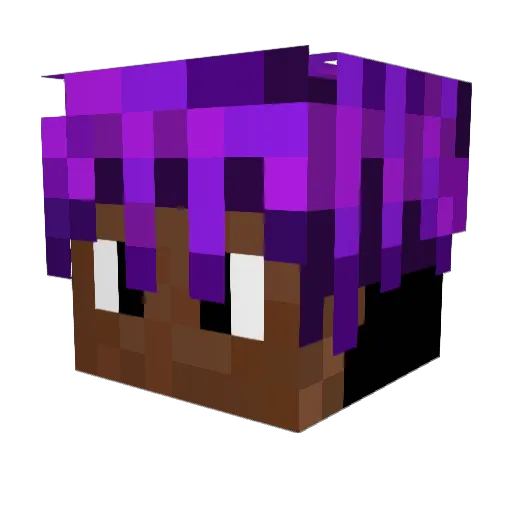SSharkSlayerr Minecraft avatar head, 3D render