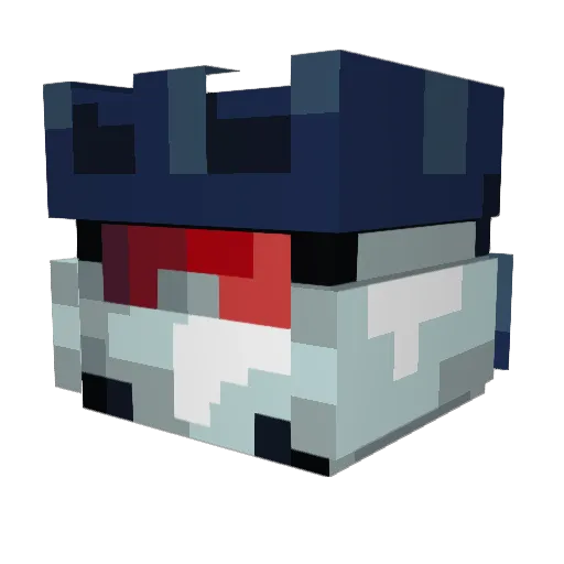 SSharman2002 Minecraft avatar head, 3D render