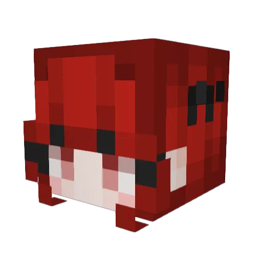 SShroomies Minecraft avatar head, 3D render