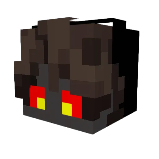 SSlasher13 Minecraft avatar head, 3D render
