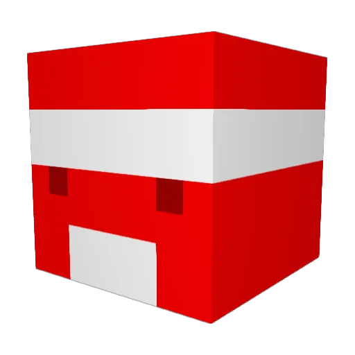 SSou_ Minecraft avatar head, 3D render
