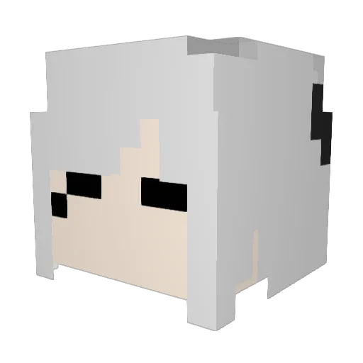 SSputnk Minecraft avatar head, 3D render