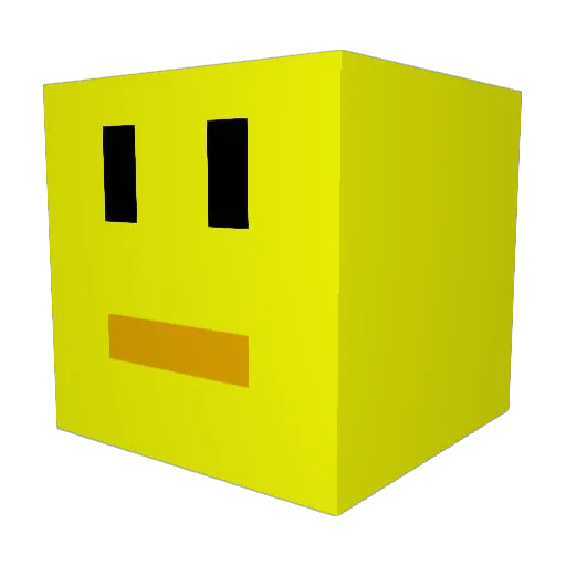 SSpyker_The_Duck Minecraft avatar head, 3D render