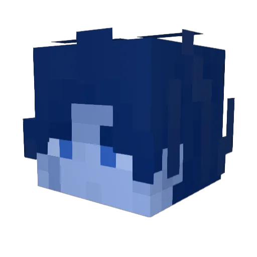 SStamin Minecraft avatar head, 3D render