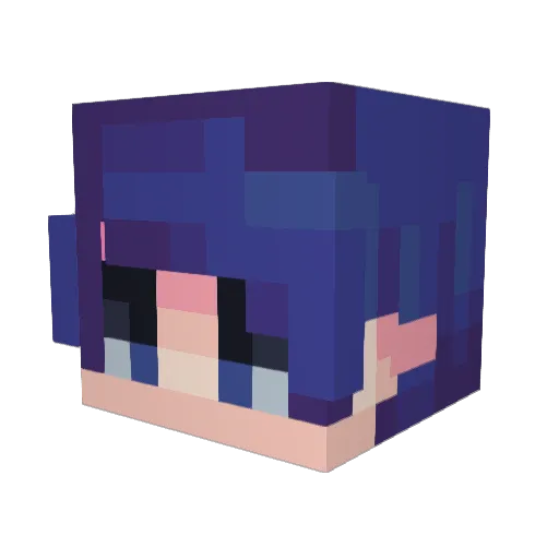ST3RL1NGUK Minecraft avatar head, 3D render