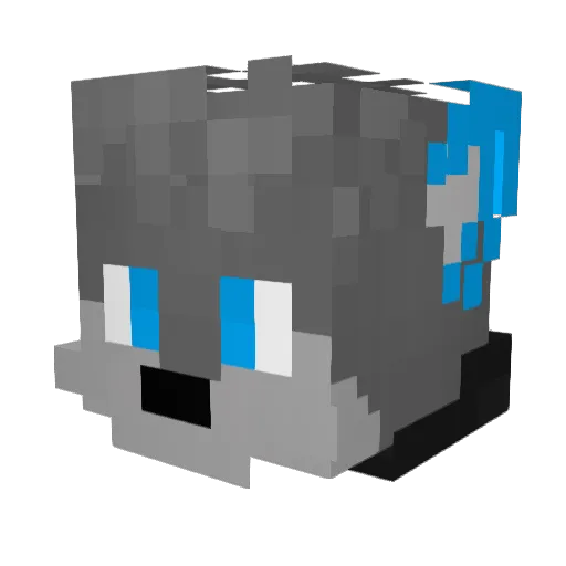 ST4RL3ON Minecraft avatar head, 3D render