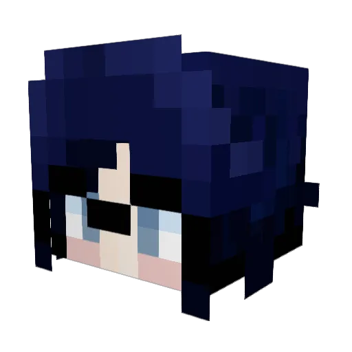ST4R_24 Minecraft avatar head, 3D render