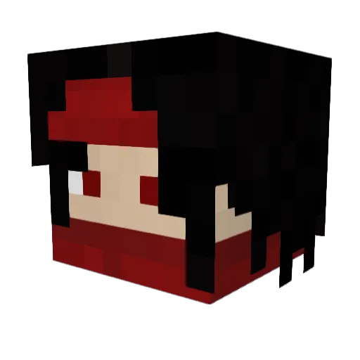 ST4a Minecraft avatar head, 3D render