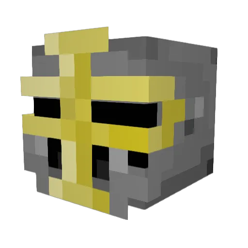 STA Minecraft avatar head, 3D render