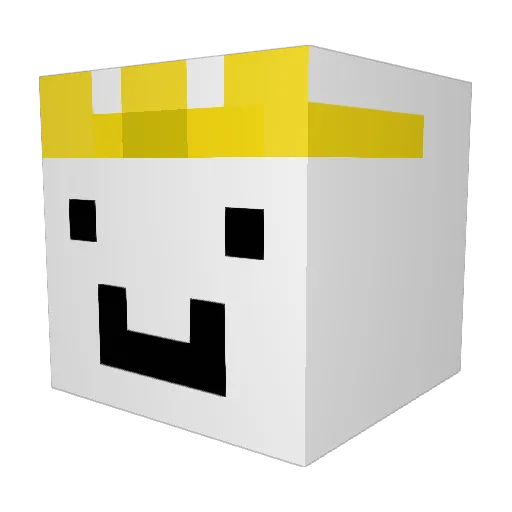 STABLEASH809665 Minecraft avatar head, 3D render