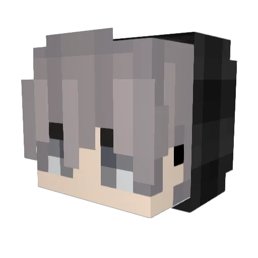 STARFAC3T Minecraft avatar head, 3D render