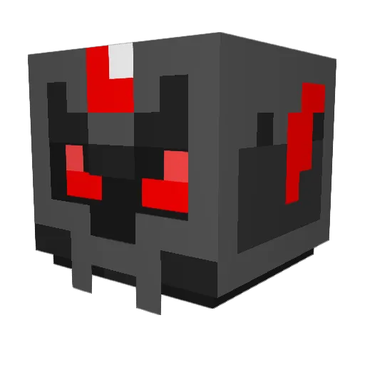 STARKHOTROD Minecraft avatar head, 3D render