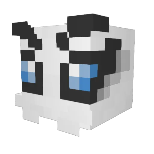 STARx1011 Minecraft avatar head, 3D render