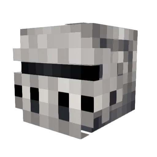 STBGeo Minecraft avatar head, 3D render