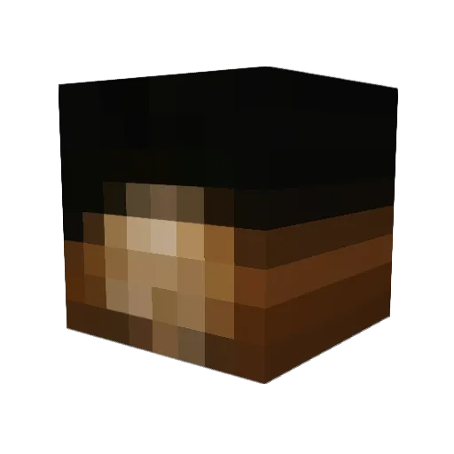 STDgiv3r Minecraft avatar head, 3D render