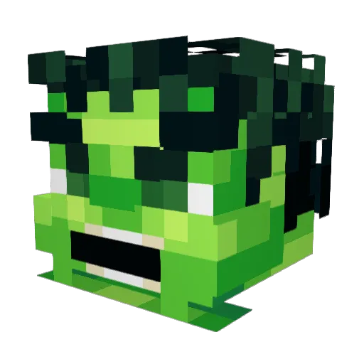 STDiggs07 Minecraft avatar head, 3D render