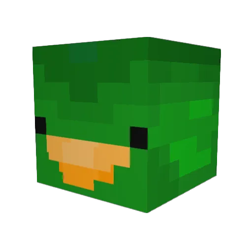 STDowse Minecraft avatar head, 3D render