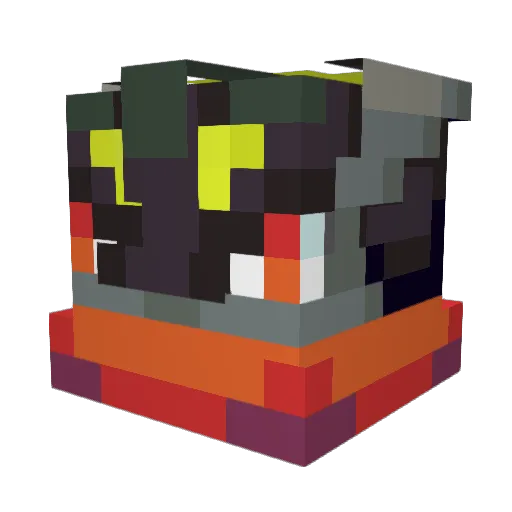 STEEZ_WAZ Minecraft avatar head, 3D render