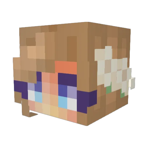 STEFKEcoban Minecraft avatar head, 3D render